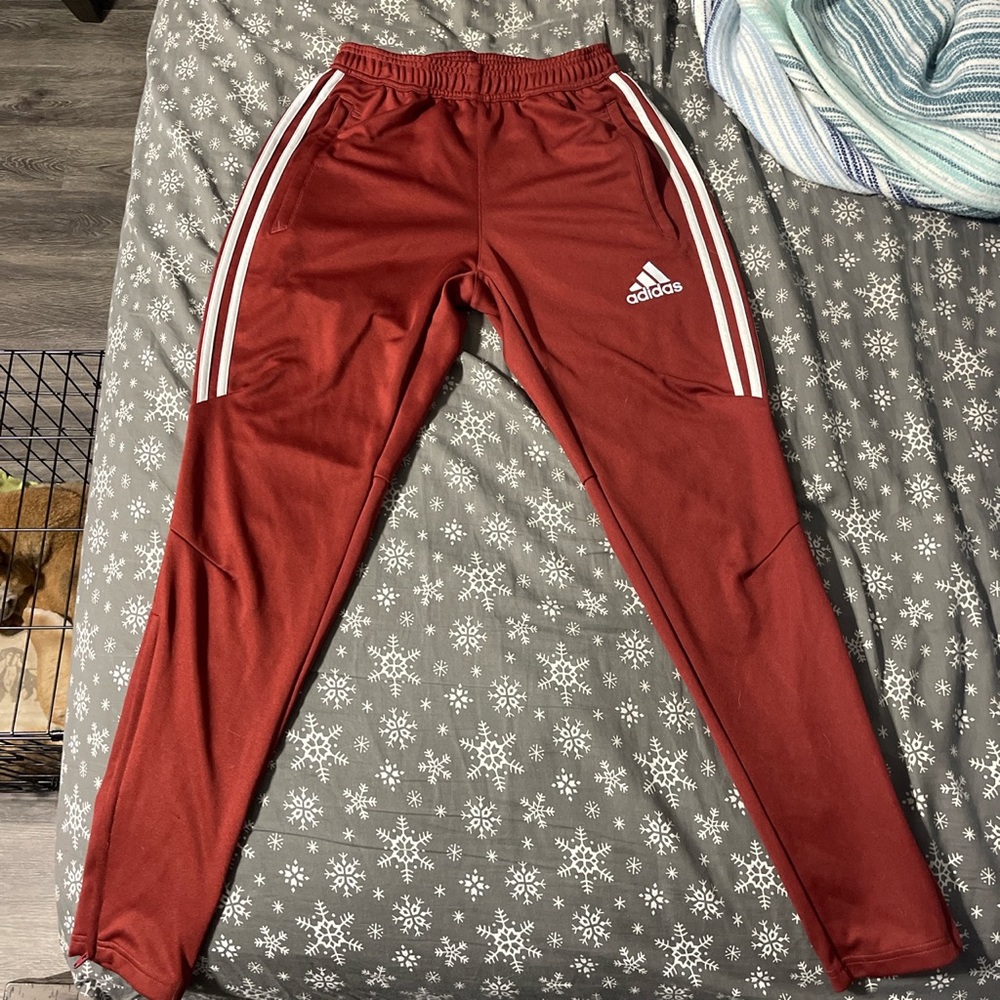Red Adidas Pants
